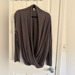 Pink Blush brand maternity and nursing top.